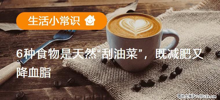 【生活小常识】6种食物是天然“刮油菜”,既减肥又降血脂 - 宁德生活资讯 - 宁德28生活网 nd.28life.com
